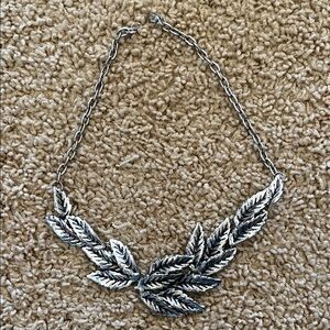 Silver Leaf Necklace